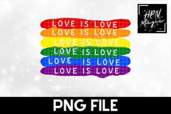 Download Rainbow Love is Love PNG Sublimation - Love is love png Collection