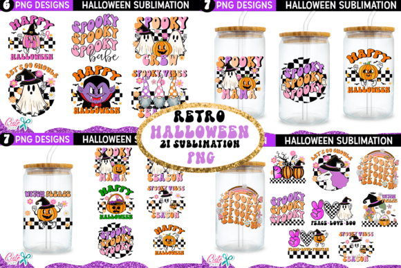Download Retro Halloween Sublimation Huge Bundle - Huge bundle Collection