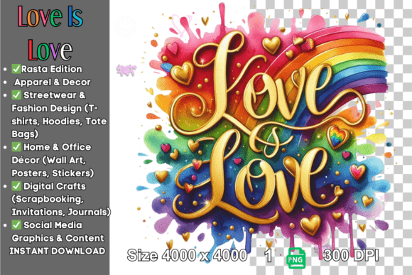 Download Love is Love PNG | Pride Rainbow Splash - Love is love png Collection